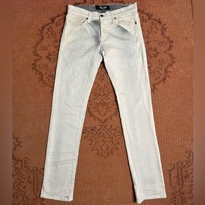 Men’s Kill City White / Black Washed Ash Jeans